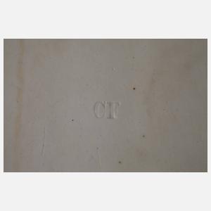 Pirkenhammer Bildplatte Jugendstil