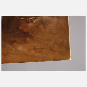 KPM Porzellanplatte "Psyche am Meer"