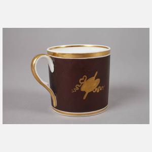 Ansichtentasse Biedermeier