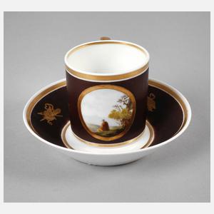 Ansichtentasse Biedermeier