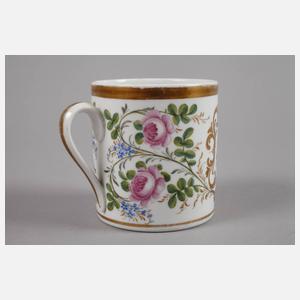 Andenkentasse Biedermeier