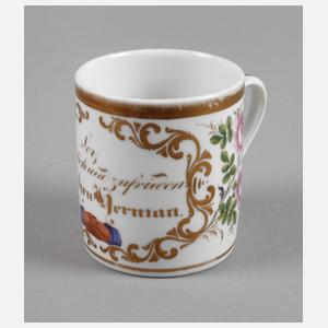 Andenkentasse Biedermeier