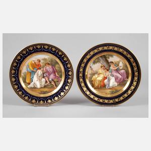 Fraureuth zwei Zierteller