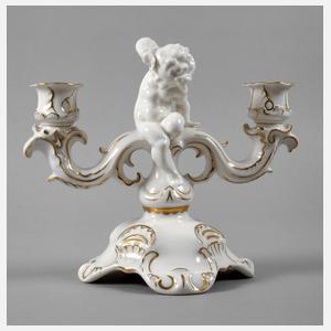 Hutschenreuther Kerzenleuchter mit Putto