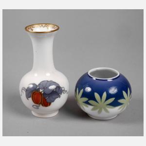 Kopenhagen zwei kleine Vasen