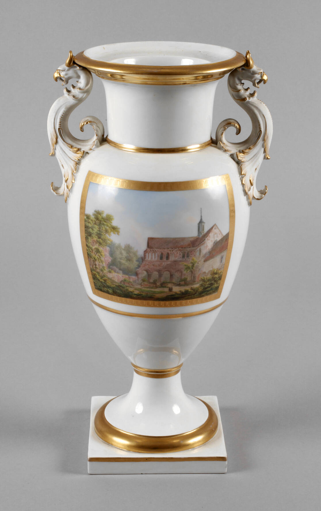 KPM Berlin Drachenhenkelvase