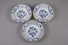 Meissen sechs Flechtrandteller Zwiebelmuster