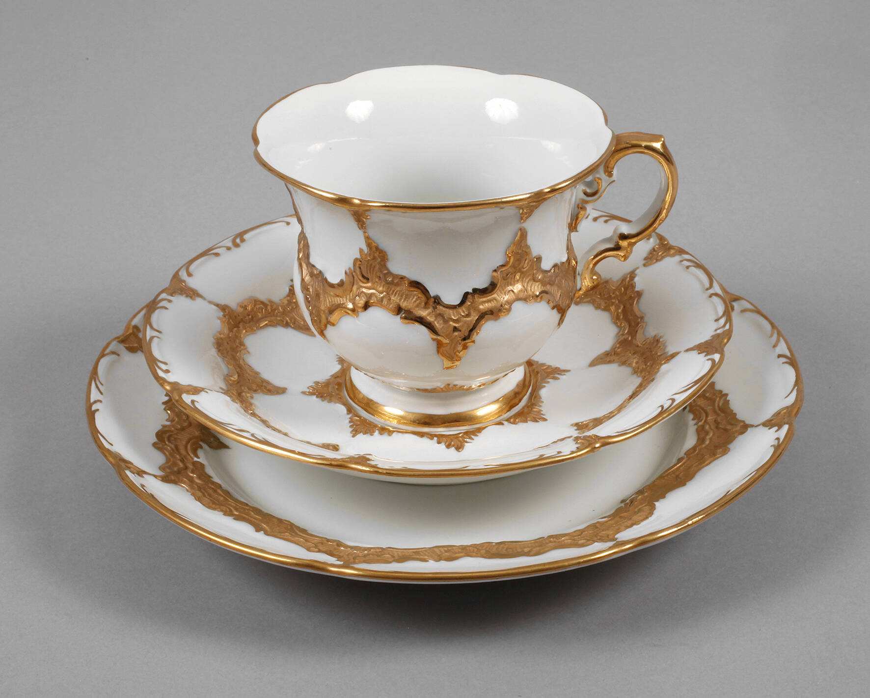 Meissen Prunkgedeck B-Form