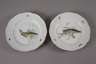 Meissen sechs Fischteller Altozier-Relief