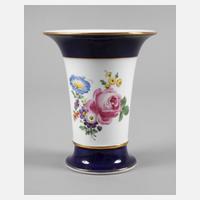 Meissen Trompetenvase mit Kobalt111