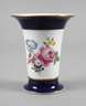 Meissen Trompetenvase mit Kobalt