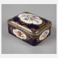 Meissen Streichholzdose mit Silbermontierung111