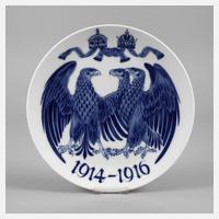 Meissen patriotischer Wandteller111