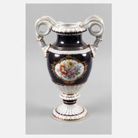 Meissen große Schlangenhenkelvase mit Kobalt111