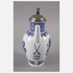 Meissen Weinkanne mit Jubiläumsmarke