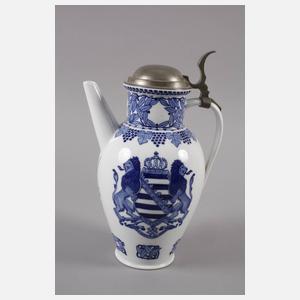Meissen Weinkanne mit Jubiläumsmarke