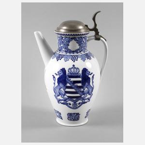 Meissen Weinkanne mit Jubiläumsmarke
