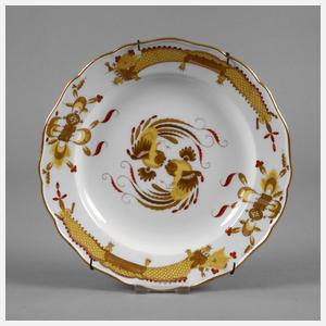 Meissen Teller gelber Drache
