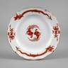 Meissen Teller roter Drache
