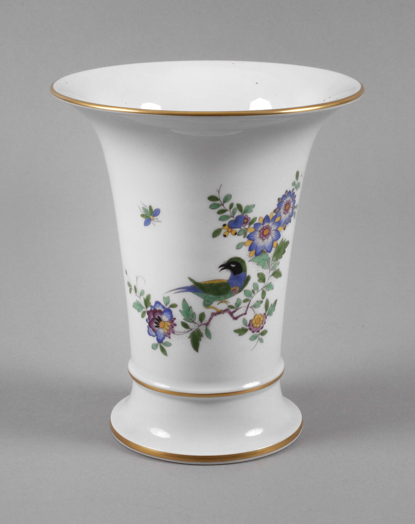 Meissen Vase Vogeldekor