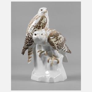 Meissen "Edelfalken auf Felsen"
