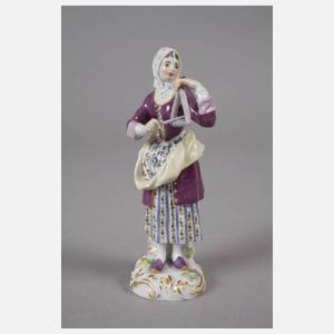 Meissen Mädchen mit Triangel