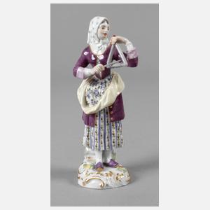 Meissen Mädchen mit Triangel