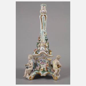 Meissen sechsflammiger Leuchter mit Putten