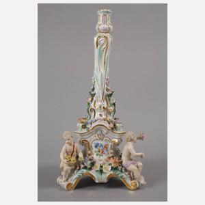 Meissen sechsflammiger Leuchter mit Putten