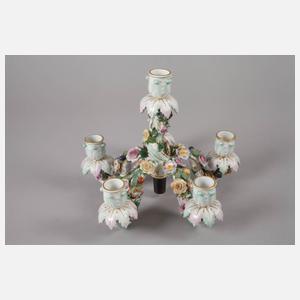 Meissen sechsflammiger Leuchter mit Putten