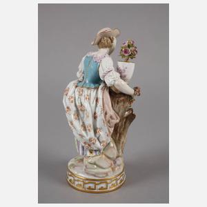 Meissen "Gärtnerin mit Blumengirlande"