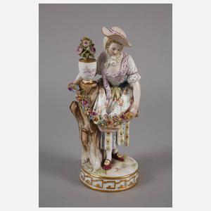 Meissen "Gärtnerin mit Blumengirlande"