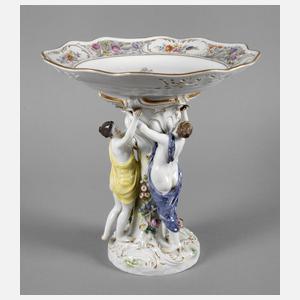 Meissen figürlicherTafelaufsatz "Drei Grazien"