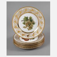 Nymphenburg sechs Obstteller111