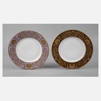 Pirkenhammer Paar Prunkteller111