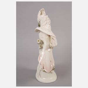 Schwarzburger Werkstätten großer Papagei