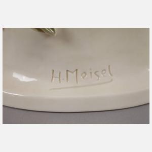 Schwarzburger Werkstätten großer Papagei