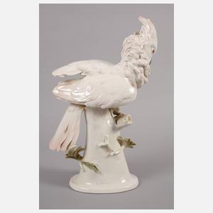 Schwarzburger Werkstätten großer Papagei