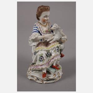 Sitzendorf Schäferin und Vogelhändler