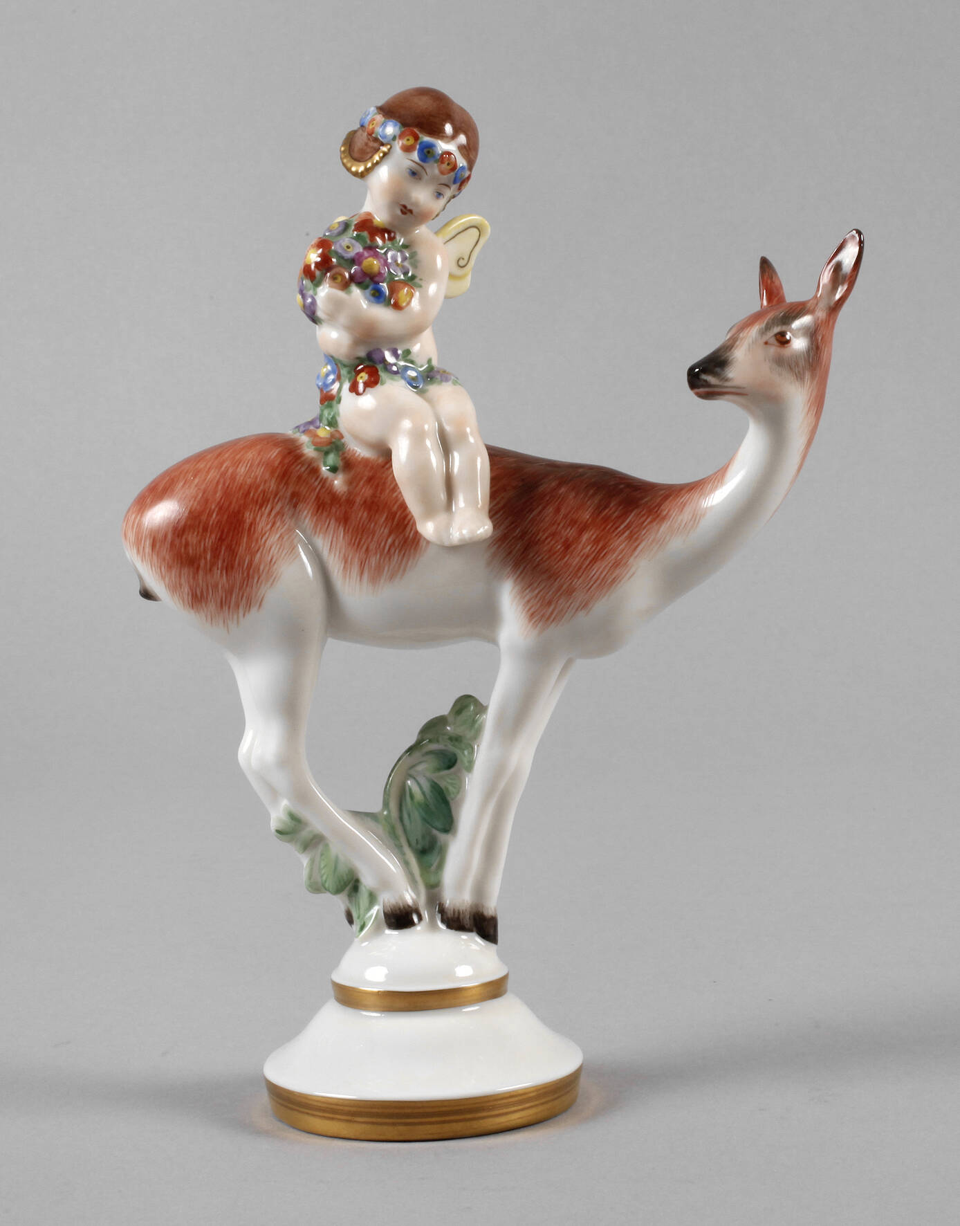 Volkstedt Engelchen mit Reh