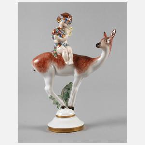Volkstedt Engelchen mit Reh