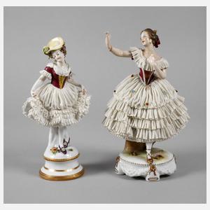Volkstedt zwei Ballerinen