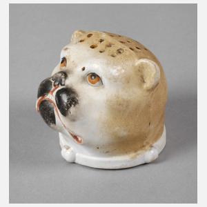 Hundekopf als Zahnstocherhalter