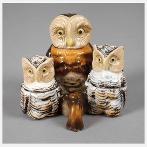 Eulengruppe als Menage