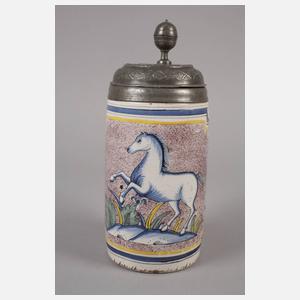 Erfurter Fayencewalzenkrug
