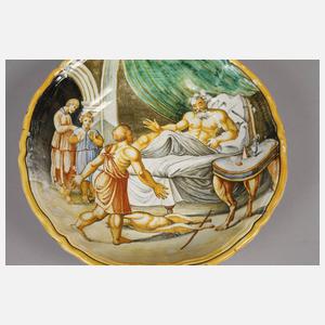 Tiefe Majolikaschale Italien