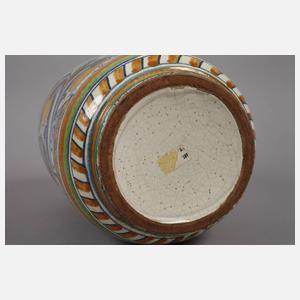 Fayencevase mit Hase