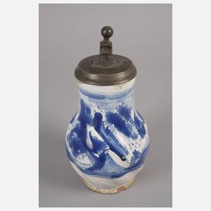 Delfter Birnenkrug mit reußischem Wappen