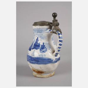 Delfter Birnenkrug mit reußischem Wappen