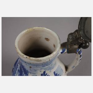 Delfter Birnenkrug mit reußischem Wappen